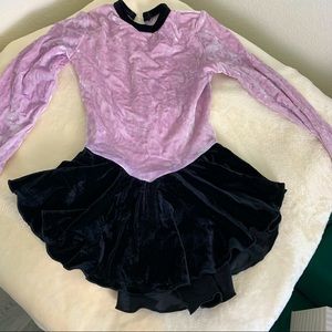 Figure skating dress, Lycra Velvet like new!!